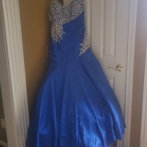 Stunning royal blue dress - Picture 5 of 6
